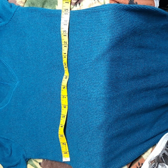 T Shirt short sleeve Dress Teal - Picture 9 of 10